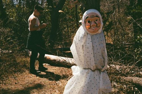 Terrifying doll on Michinoku Trail, Japan