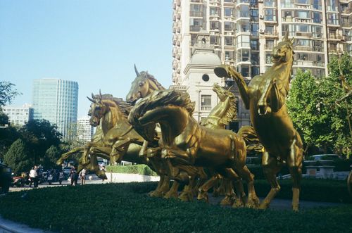 The last Beijing House -- horses in front, Beijing, China