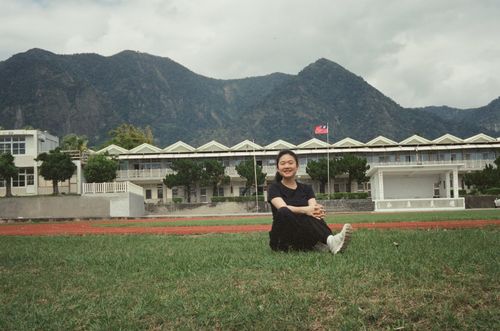 Woman at primary school, Doulan primary school, Taiwan