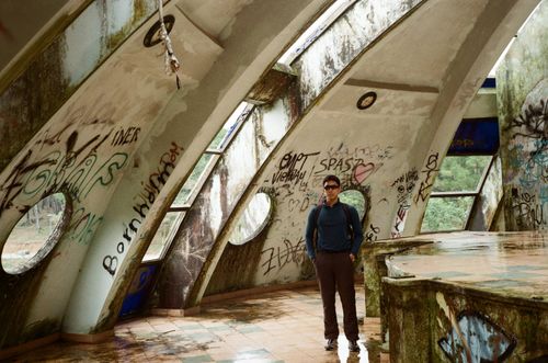 Abandoned dragon theme park, Hue, Vietnam