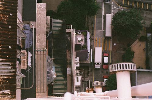 Random building in Hong Kong.
