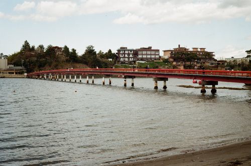 Ooshima Bridge (One of the many Ooshimas, meaning "big island"), Japan