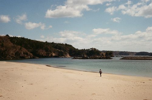 Odanohama Beach, Kesennuma Oshima Island, Japan