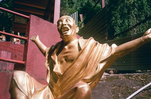 Crazy Buddha. Sha Tin, Hong Kong
