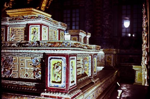 French-inspired tomb, Hue, Vietnam