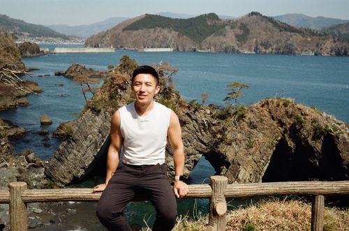 Man, Michinoku Trail, Japan