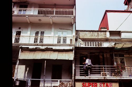 Doing laundry, Hanoi, Vietnam