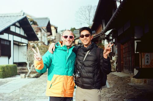 Sightseeing, Magome, Gifu, Japan.