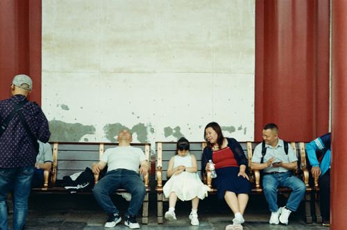 Sleeping, Forbidden Palace, Beijing, China