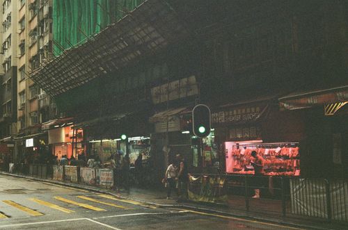Meat Shop, near Whitty Street, Hong Kong