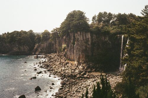 Seogwipo Waterfall, Jeju, South Korea