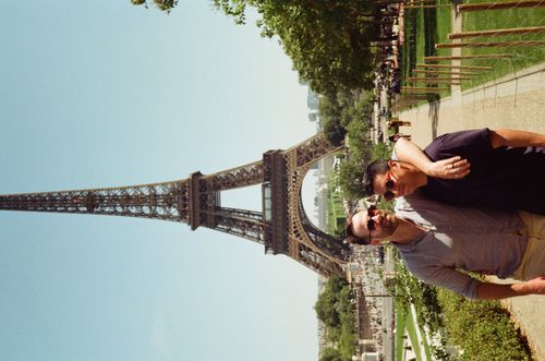 An engagement in Paris, France