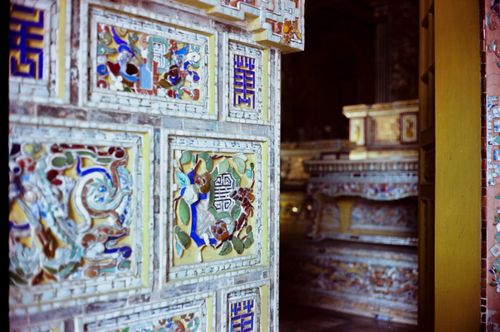 French-inspired tomb, Hue, Vietnam