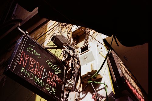 Common Nem sign, Hanoi, Vietnam