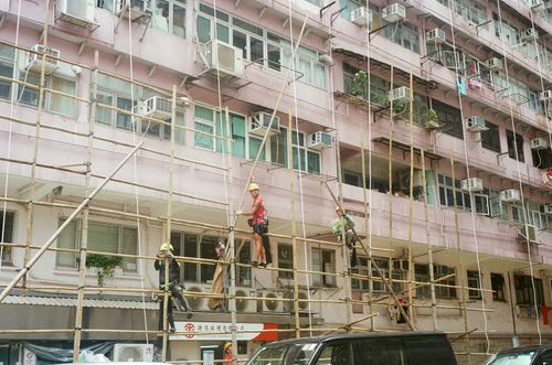 Scaffolding, Sai Wan Ho, Hong Kong