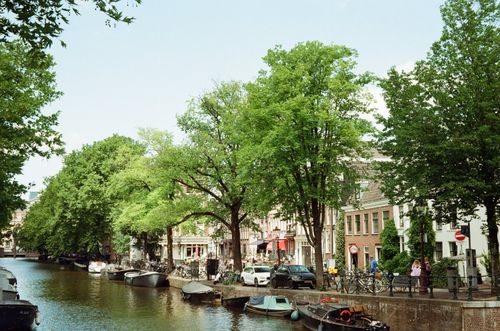 River dining, Amsterdam, The Netherlands